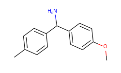 (4-methoxyphenyl)(4-methylphenyl)methanamine