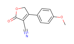 4-(4-methoxyphenyl)-2-oxo-2,5-dihydro-3-furancarbonitrile