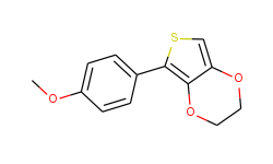 thieno[3,4-b]-1,4-dioxin,2,3-dihydro-5-(4-methoxyphenyl)-