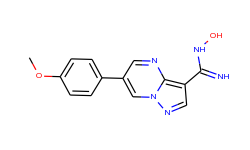 n-hydroxy-6-(4-methoxyphenyl)pyrazolo[1,5-a]pyrimidine-3-carboximidamide