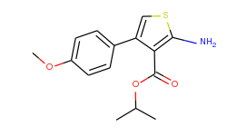 isopropyl 2-amino-4-(4-methoxyphenyl)thiophene-3-carboxylate
