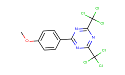 2-(4-methoxyphenyl)-4,6-bis(trichloromethyl)-1,3,5-triazine