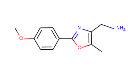 {[2-(4-methoxyphenyl)-5-methyl-1,3-oxazol-4-yl]-methyl}amine