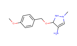 3-(4-methoxybenzyloxy)-1-methyl-2,3-dihydro-1h-pyrazol-4-amine