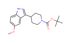 1-piperidinecarboxylic acid,4-(5-methoxy-1h-indol-3-yl)-,1,1-dimethylethylester