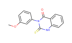 3-(3-methoxyphenyl)-2-thioxo-2,3-dihydro-4(1h)-quinazolinone