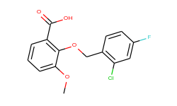 2-[(2-chloro-4-fluorobenzyl)oxy]-3-methoxybenzoic acid