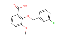 2-[(3-chlorobenzyl)oxy]-3-methoxybenzoic acid