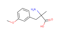 alpha-methyl-m-methoxy-dl-phenylalanine