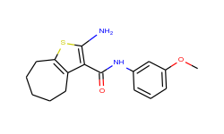 2-amino-n-(3-methoxyphenyl)-5,6,7,8-tetrahydro-4h-cyclohepta[b]thiophene-3-carboxamide