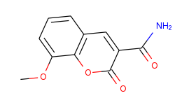 2h-1-benzopyran-3-carboxamide,8-methoxy-2-oxo-