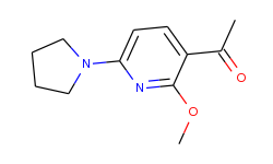 1-(2-methoxy-6-(pyrrolidin-1-yl)pyridin-3-yl)-ethanone
