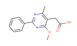 (4-methoxy-6-methyl-2-phenyl-pyrimidin-5-yl)-acetic acid