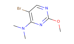 5-bromo-4-n,n-dimethylamino-2-methoxypyrimidine