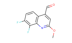 7,8-difluoro-2-methoxyquinoline-4-carbaldehyde