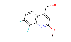 (7,8-difluoro-2-methoxyquinolin-4-yl)methanol