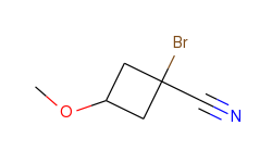 1-Bromo-3-methoxycyclobutanecarbonitrile