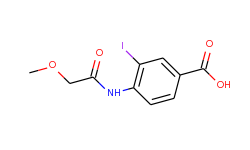 3-iodo-4-(2-methoxyacetamido)benzoic acid