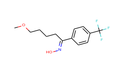 1-Pentanone, 5-methoxy-1-[4-(trifluoromethyl)phenyl]-, oxime, (E)-