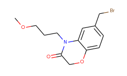 6-(bromomethyl)-4-(3-methoxypropyl)-2h-benzo[b][1,4]oxazin-3(4h)-one