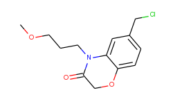6-(chloromethyl)-4-(3-methoxypropyl)-2h-benzo[b][1,4]oxazin-3(4h)-one