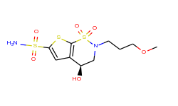 s-3,4-dihydro-4-hydroxy-2-(3-methoxypropyl)2h-thieno[3,2-e]-1,2-thiazine-6-sulfonamide1,1-dioxide