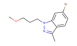 1h-indazole,6-bromo-1-(3-methoxypropyl)-3-methyl-