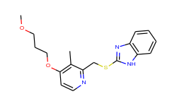 1h-benzimidazole, 2-[[[4-(3-methoxypropoxy)-3-methyl-2-pyridinyl]methyl]thio]-