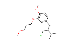 benzene, 4-[(2r)-2-(chloromethyl)-3-methylbutyl]-1-methoxy-2-(3-methoxypropoxy)-
