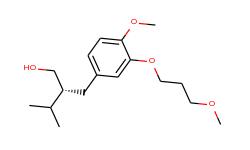 benzenepropanol,4-methoxy-3-(3-methoxypropoxy)-b-(1-methylethyl)-,(br)-