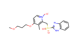 1h-benzimidazole, 2-[[[4-(3-methoxypropoxy)-3-methyl-1-oxido-2-pyridinyl]methyl]sulfonyl]-