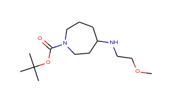 tert-butyl 4-(2- methoxyethylamino)azepane-1-carboxylate