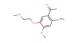 ethanone, 1-[2-amino-4-methoxy-5-(2-methoxyethoxy)phenyl]-