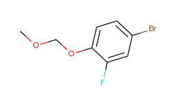 Benzene, 4-bromo-2-fluoro-1-(methoxymethoxy)-