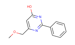 6-(methoxymethyl)-2-phenyl-4-pyrimidinol