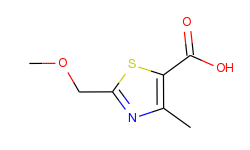 5-Thiazolecarboxylic acid, 2-(methoxymethyl)-4-methyl-