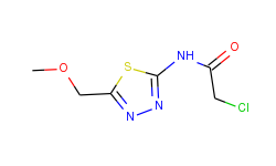 2-chloro-n-(5-methoxymethyl-[1,3,4]thiadiazol-2-yl)-acetamide