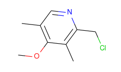 Pyridine, 2-(chloromethyl)-4-methoxy-3,5-dimethyl-