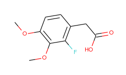 Benzeneacetic acid, 2-fluoro-3,4-dimethoxy-