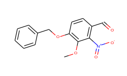 Benzaldehyde, 3-methoxy-2-nitro-4-(phenylmethoxy)-
