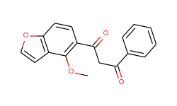 1,3-Propanedione, 1-(4-methoxy-5-benzofuranyl)-3-phenyl-