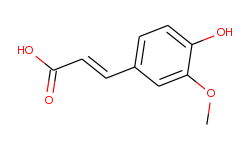 2-Propenoic acid, 3-(4-hydroxy-3-methoxyphenyl)-, (2E)-