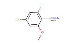 4-Bromo-2-fluoro-6-methoxybenzonitrile