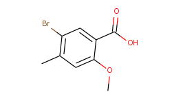 Benzoic acid, 5-bromo-2-methoxy-4-methyl-