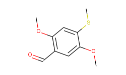 Benzaldehyde, 2,5-dimethoxy-4-(methylthio)-