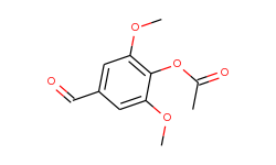 Benzaldehyde, 4-(acetyloxy)-3,5-dimethoxy-