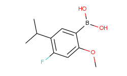 Boronic acid, [4-fluoro-2-methoxy-5-(1-methylethyl)phenyl]-