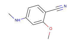 Benzonitrile, 2-methoxy-4-(methylamino)-