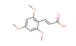 2-Propenoic acid, 3-(2,4,6-trimethoxyphenyl)-, (E)-