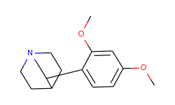 1-Azabicyclo[2.2.2]octane, 3-(2,4-dimethoxyphenyl)-